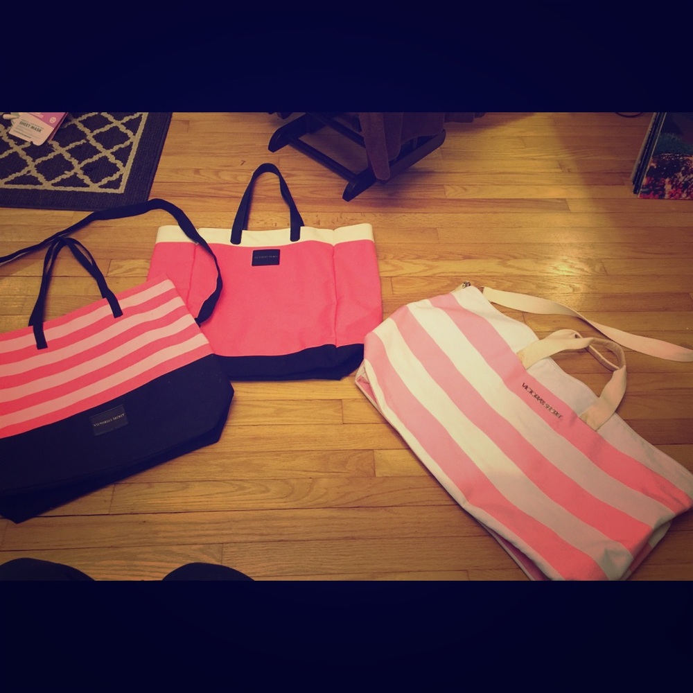 3 Victoria secret bags